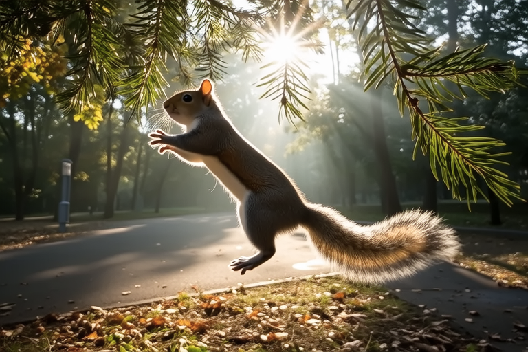 The Acrobatic Athletes: How Squirrels Master Parkour Daily