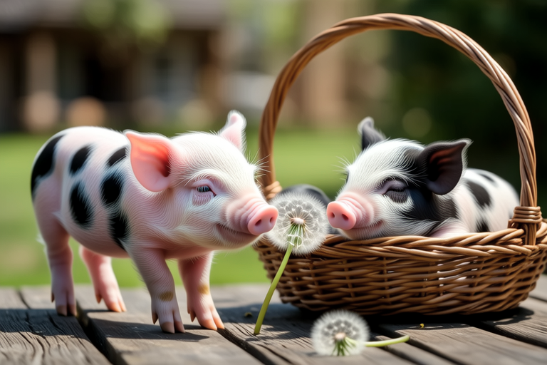 Adorable Mini Pigs Taking Over Social Media