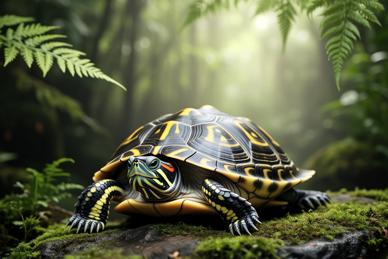 Adorable Three-Striped Box Turtle: Perfect Pet for Nature Lovers
