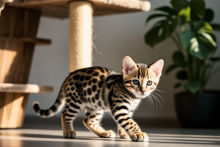 From Jungle to Home: Raising a Playful Bengal Kitten
